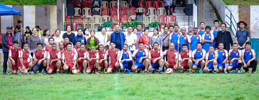 The Keshenpvü Kehun (Men’s fellowship), Rengma Baptist Church Kohima organised sports meet under the theme ‘press towards the goal’ at 4th NAP Sports Complex, Thizama on May 3. Four teams viz. Overcomers, Conquerors, Challengers and Victors participated in the football, volleyball, rally race and tug of war events. Dr Arenla Thong and Tashi Seb were the special guests during the inaugural and valedictory ceremony respectively. 