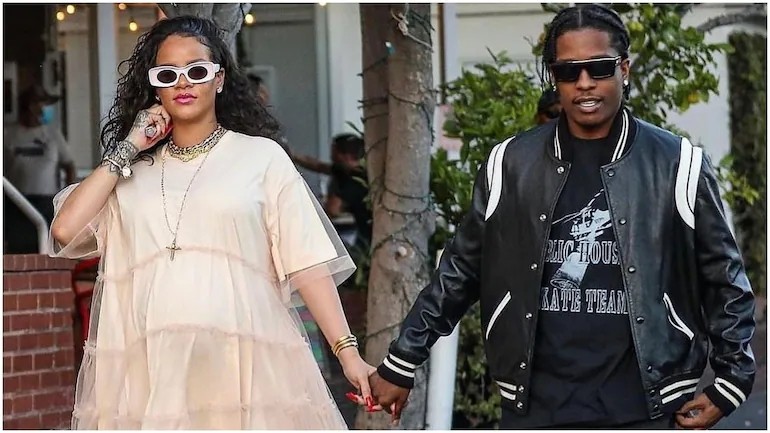 Rihanna welcomes first child with boyfriend A$AP Rocky. (Photo: Instagram)