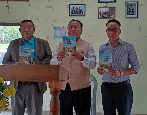 ‘Sangtam Jümü Yukheh’ written by Tsalong, Language Officer (Rtd) was released by MLA M Sangtam on May 21.