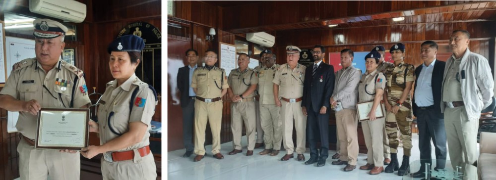 Kohima all-women police station has received the Central Ministry's commendation of best police station in Nagaland for 2021. (Photo Courtesy: Twitter)
