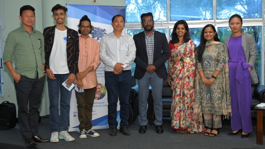 Shanavas C, Neichute Doulo and others at the Changemaker Day event held in Kohima on May 11. (Morung Photo)
