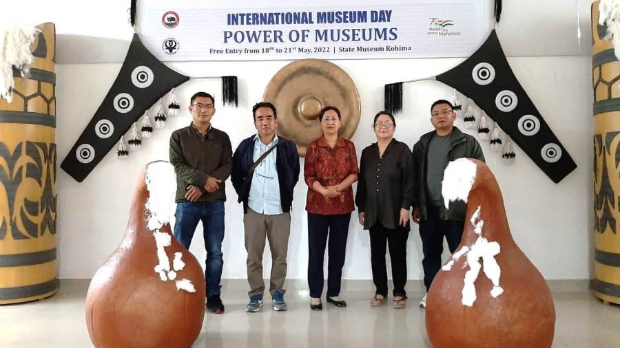Officials during International Museum Day in Kohima