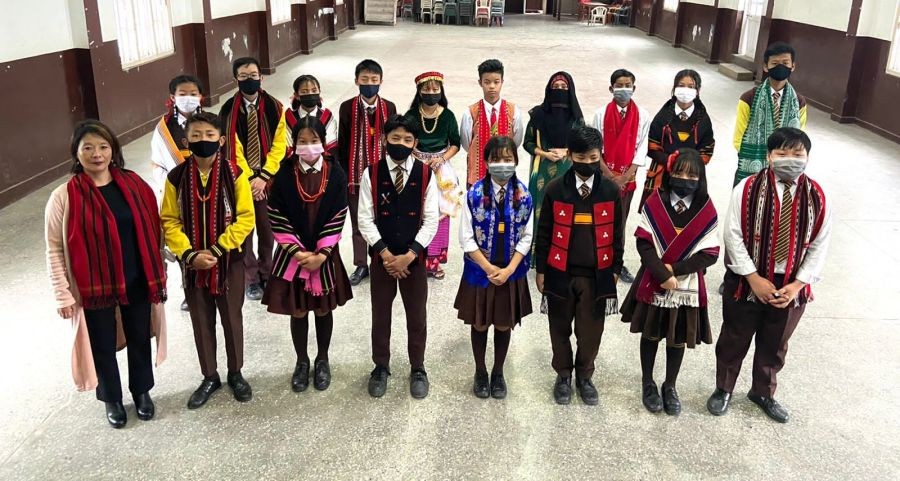 TRADITIONAL DAY: To promote and instill in the young minds of the students the importance of the rich traditions and the concept of cultural diversity, Baptist High, Kohima has pledged to observe every second Wednesday of the month as traditional day.