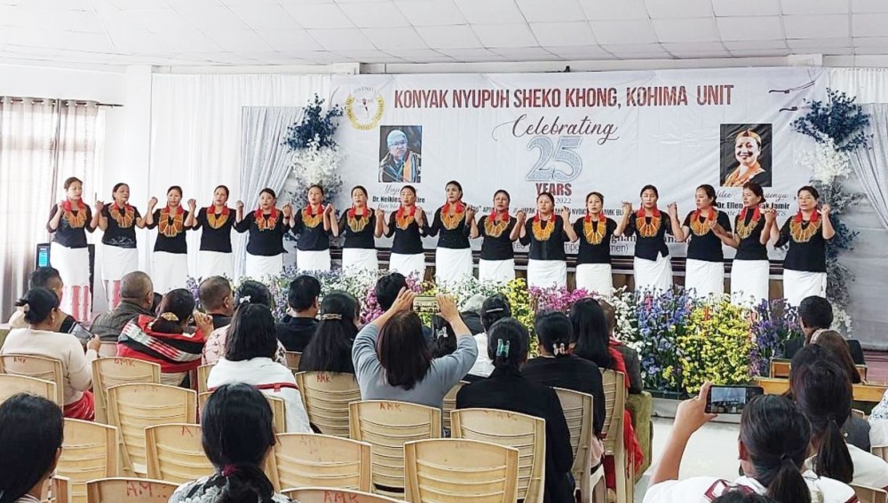 Folk tune presentation at the silver jubilee of KNSK, Kohima on April 30 in Kohima