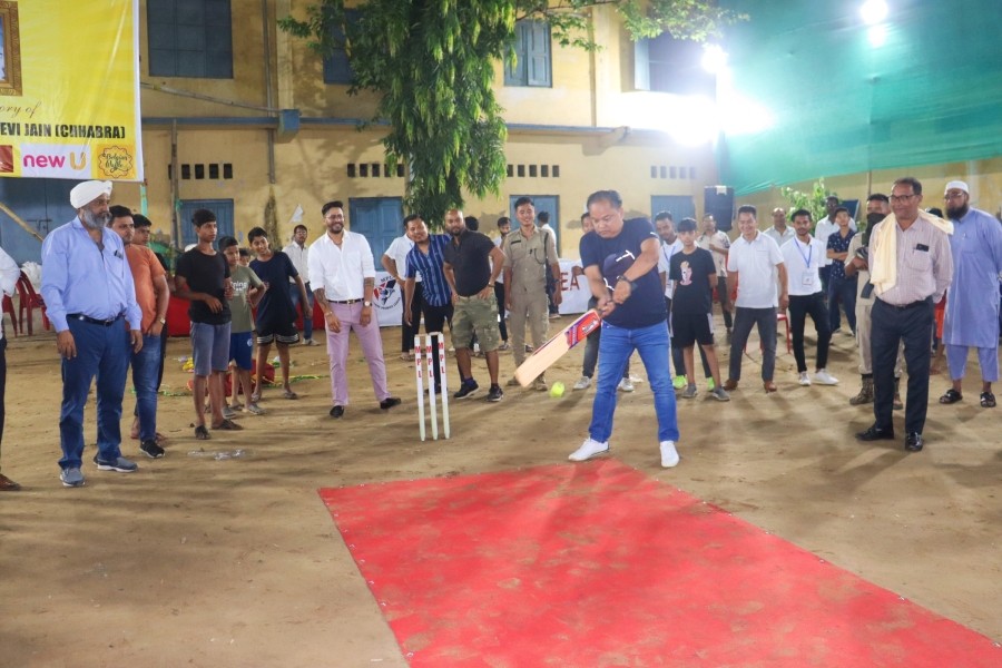 MLA and Advisor H Tovihoto Ayemi inaugurating Minority Premier League organised by Minority Samaj Dimapur on June 14.