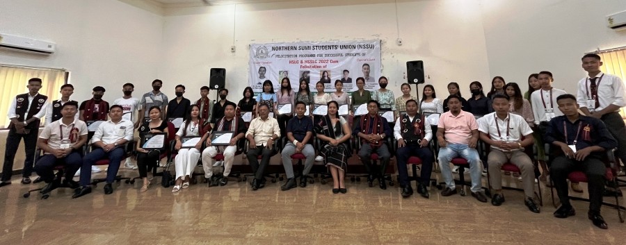 NSSU held a felicitation programme for HSLC and HSSLC successful students at the Tourist Lodge Conference Hall, Dimapur on June 9.