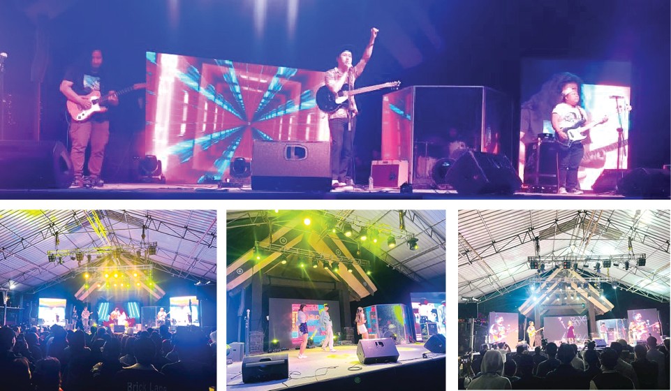 Performers during 7th World Music Day under the aegis of Musicians Guild at The Naga Heritage, Kohima on June 21. (Morung Photo)