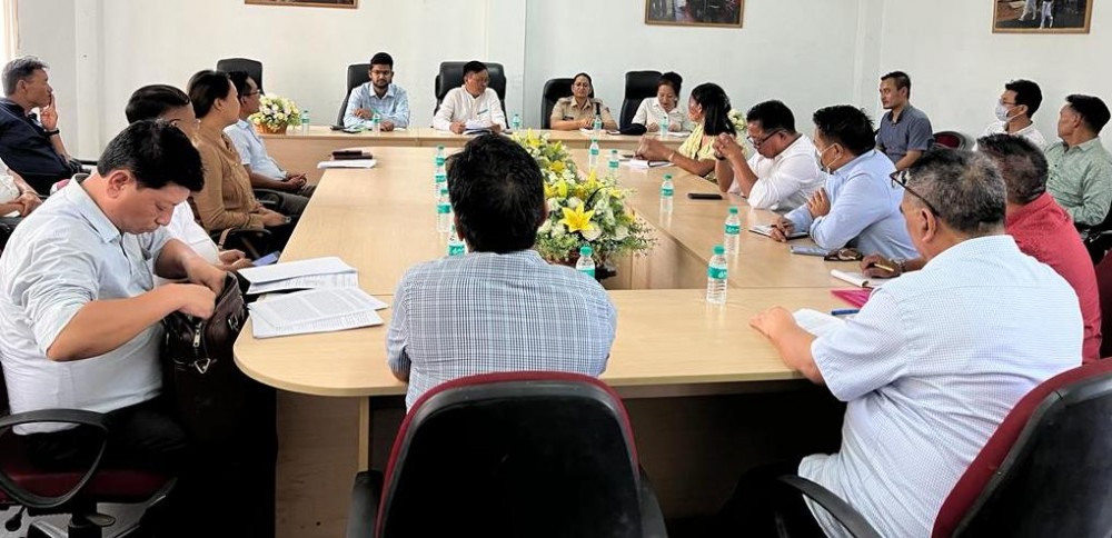 APC Nagaland, Y Kikheto Sema, IAS convened a meeting on June 25. (DIPR Photo)