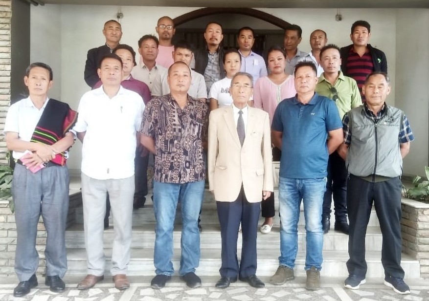 NPF President, Dr Shürhozelie along with 8th Western AC new team and central leaders.