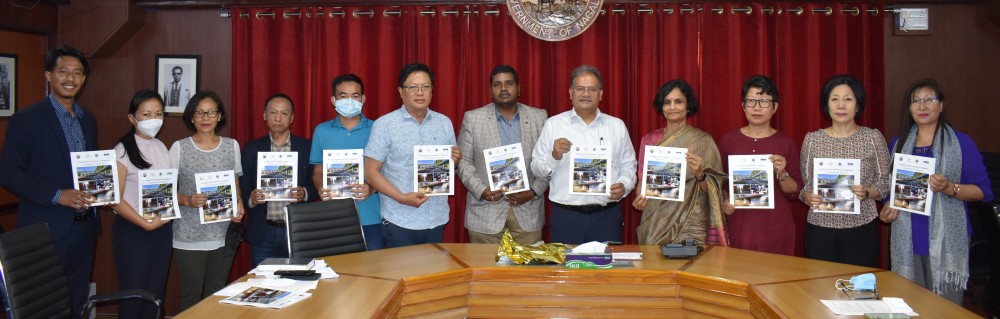 Chief Secretary Nagaland J Alam, IAS released ‘Creating School Complexes in Nagaland’ a joint paper by the Department of School Education and KPMG India at Civil Secretariat Kohima on July 15. The paper brings together various case studies and learning from other parts of the World and India to put together this thought leadership piece for envisioning school complexes in Nagaland. (DIPR Photo)