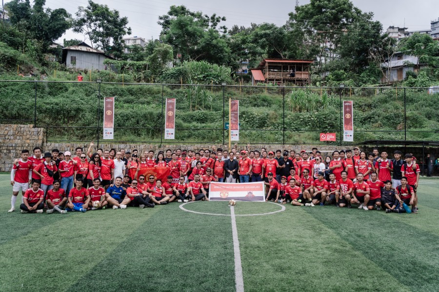 The Manchester United Supporters' Club Nagaland (N-MUSC) held its #WeAreUnited event at Kohima on August 7 with MLA Y Vikheho Swu as event patron. Altogether, 16 teams from all over the State participated in the Futsal tournament held in the morning session. Medziphema United emerged as winners while N-MUSC Dimapur was the runners-up of the Futsal tournament on Sunday. The tournament was followed by an evening session with Manchester United fans from across the State in attendance. (Photo Courtesy: N-MUSC)