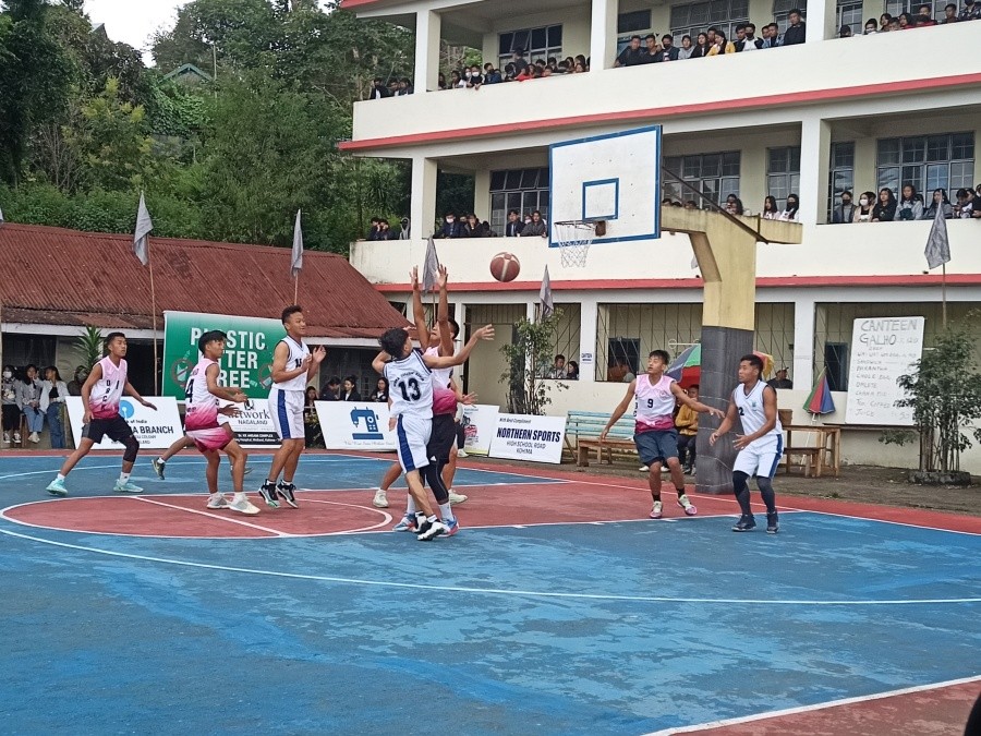 Match between Kohima College and Don Bosco College on September 14. (Morung Photo)