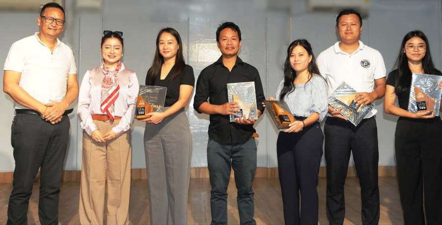 A team from the first Community Radio Station in Dimapur, 90.8 Hills FM led by its Managing Director, Imali Hesso alsong with Programme Manager, Ketho Sakhrie and RJ Yogen Chettri among others made a promotional visit to Livingstone Foundation International (LFI) on September 13. Imali is an alumna of LFI and it is the first time that the team had done a promotional visit to any educational institution after their formal launch on September 8 at Hotel Sente, Dimapur. (Photo Courtesy: LFI)
