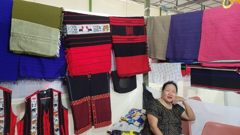 The Morung Express presents glimpse of State Handloom Expo 2022 at Tseminyu town, which started on September 1 and will continue till September 14. It was organized by Nagaland Apex Weavers & Artisans Co-operative Federation Ltd, Dimapur (WEAFED) and sponsored by office of the Development Commissioner for Handlooms, Ministry of Textiles, Government of India. (Morung Photo)