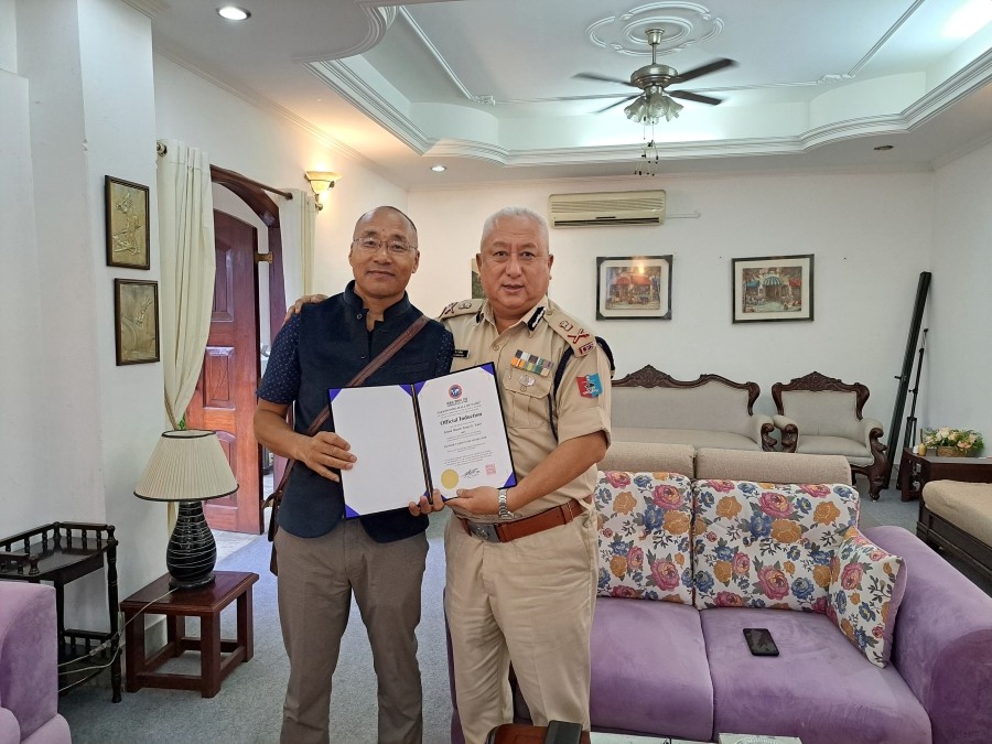 Nagaland DGP congratulates Grand Master Israel G Xuivi | MorungExpress