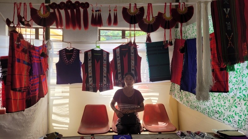 The Morung Express presents glimpse of State Handloom Expo 2022 at Tseminyu town, which started on September 1 and will continue till September 14. It was organized by Nagaland Apex Weavers & Artisans Co-operative Federation Ltd, Dimapur (WEAFED) and sponsored by office of the Development Commissioner for Handlooms, Ministry of Textiles, Government of India. (Morung Photo)