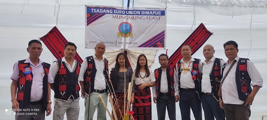 Tsadang Suro Union Dimapur during the celebration of Müngmüng festival at its Union Treasurer Residence (Ura Villa Colony) on September 3.