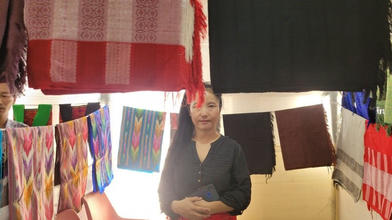 The Morung Express presents glimpse of State Handloom Expo 2022 at Tseminyu town, which started on September 1 and will continue till September 14. It was organized by Nagaland Apex Weavers & Artisans Co-operative Federation Ltd, Dimapur (WEAFED) and sponsored by office of the Development Commissioner for Handlooms, Ministry of Textiles, Government of India. (Morung Photo)