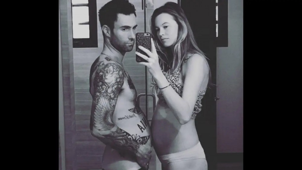 Adam Levine And Behati Prinsloo Instagram