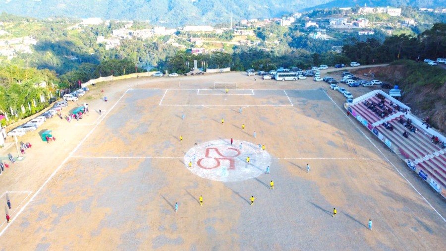 A view of Meriema Ground, the venue of the ongoing Jubilee Trophy 2022 of Koinonia Baptist Church (KBC).