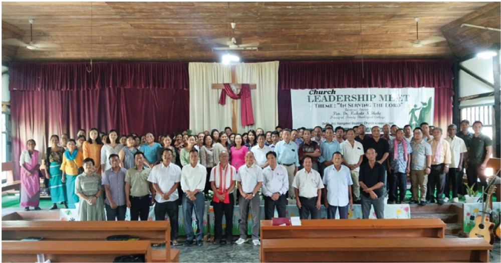 Participants and the resource person during the church leadership meet at RBC Samzuiram on September 30. (Photo Courtesy: RBCAN)