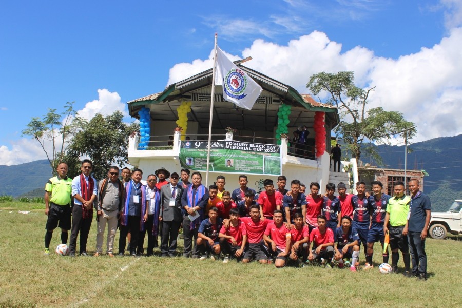 9th edition of Pochury Black Day Memorial Cup 2022 organized by Pochury Students Union kicked off at Local Ground Meluri on October 7. (Photo Courtesy: PSU)