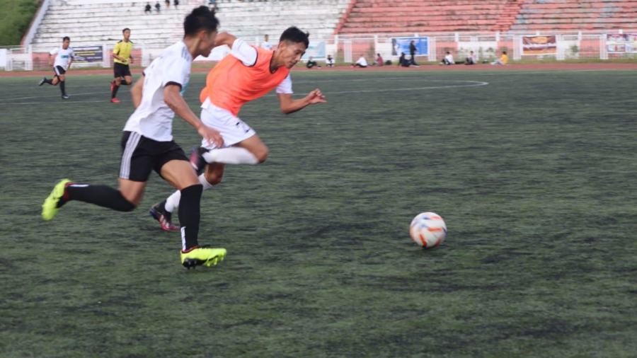 A match between Ura Uvie and Kohima Dynamos FC on October 12