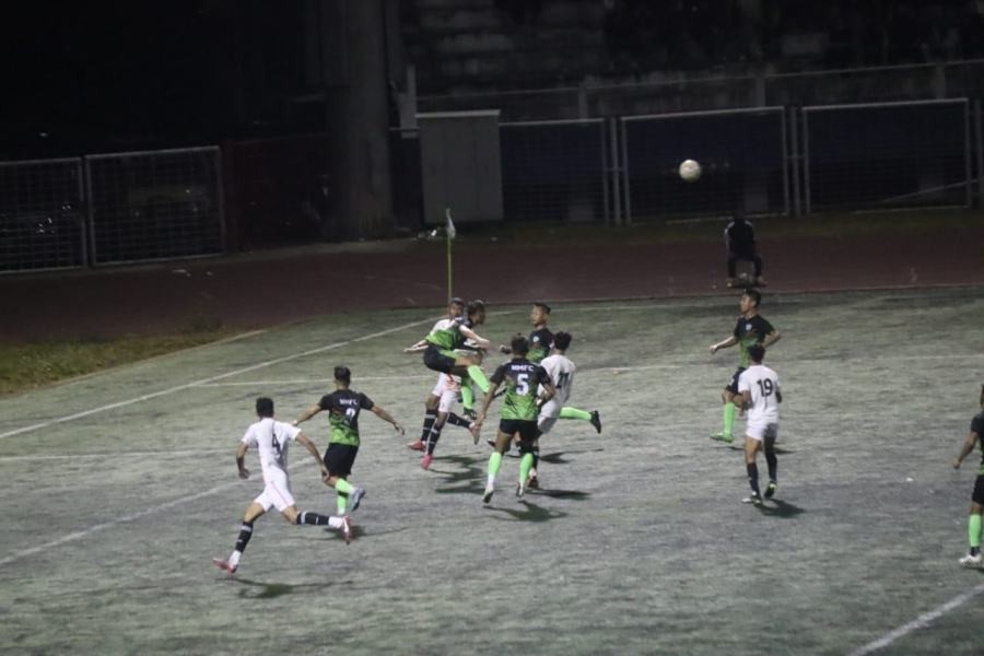 In a match between Shillong Lajong FC and New Market FC.