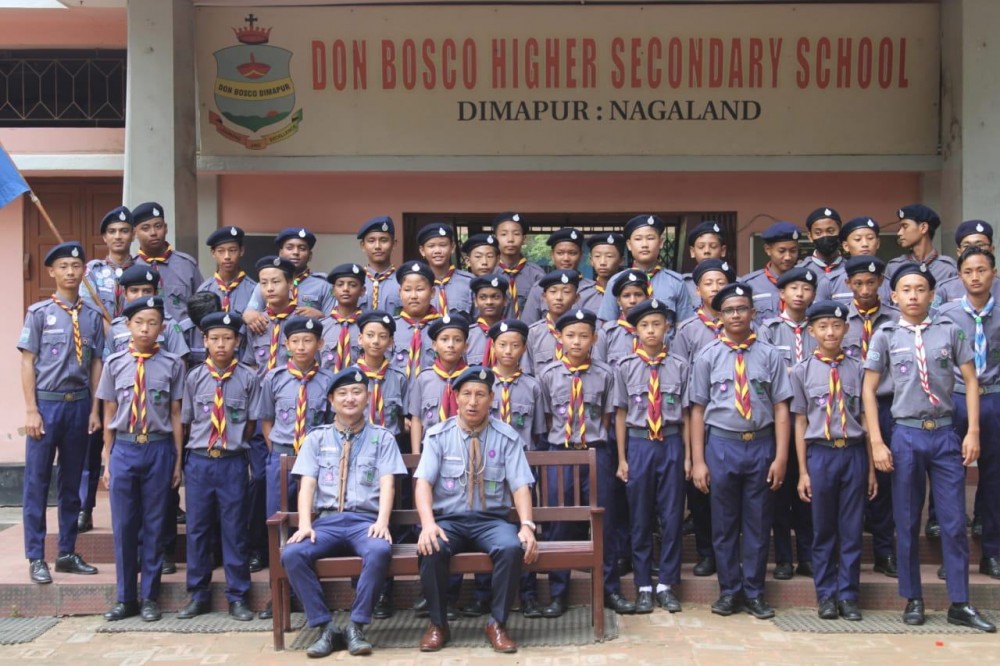 Don Bosco Hr Sec School conducted the Bharat Scout and Guide investiture ceremony on October 20.
