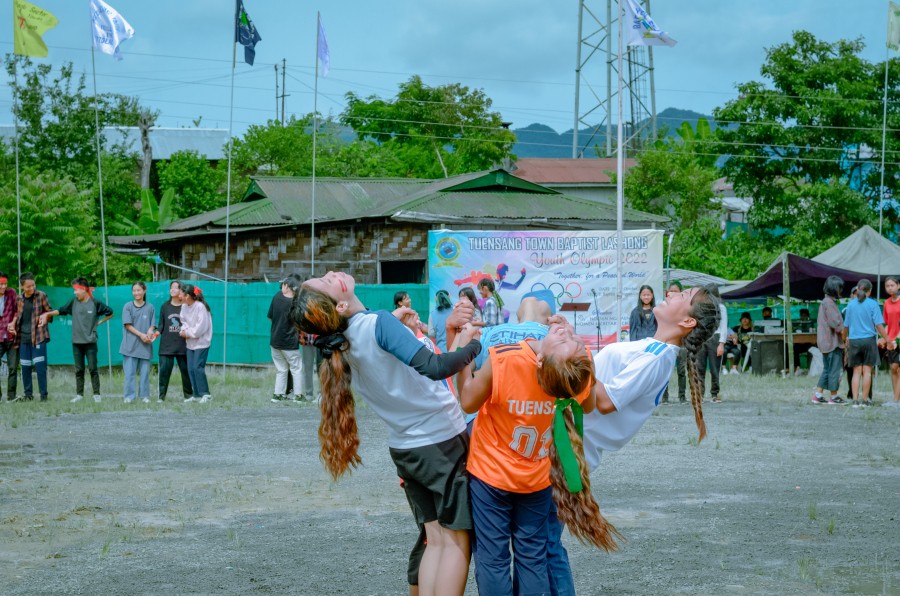 Youth Olympic organized by Youth Department of Tuensang Town Baptist Church at Baptist Thangyen Ground in Tuensang concluded on October 5. (Morung Photo)