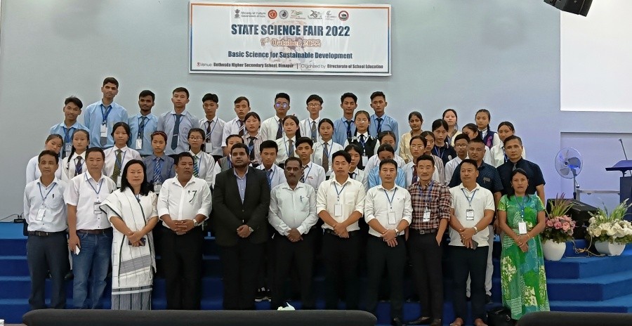The State Level Science Fair 2022, organized by the Directorate of School Education Nagaland, was held at Bethesda Higher Secondary School, Dimapur on October 7. (DIPR Photo)
