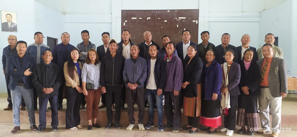 New office bearers with the Central and Division office bearers. 