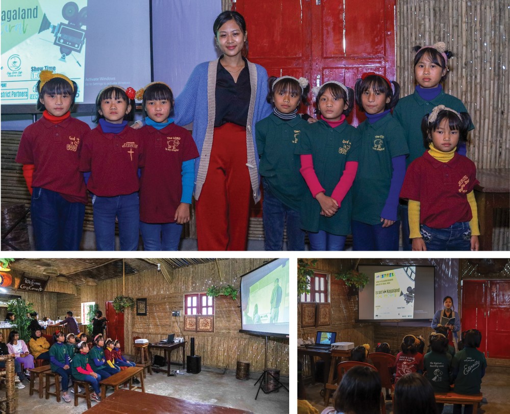 EECAS, district partner under Task Force for Music and Arts, Nagaland screened an Israeli movie in collaboration with Embassy of Israel, India at Cozy Corner Café, Tuensang on October 19. (Morung Photo)