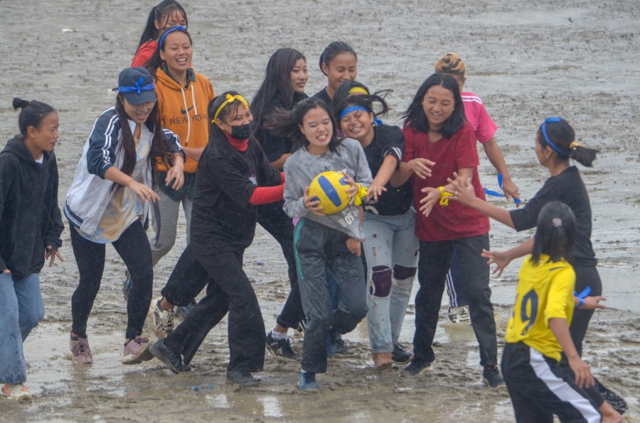 Youths from 22 churches participated in the three-day sports meet of Baptist Youth Front Tuensang Town town base at Parade Ground, Tuensang from October 22 to 24. (Morung Photo)