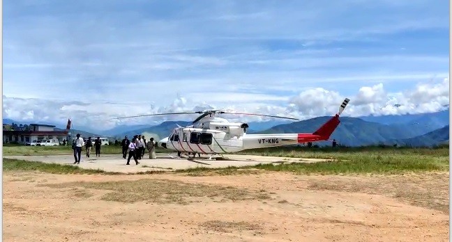 A view of the helipad ground in Kiphire. (Morung file Photo) 