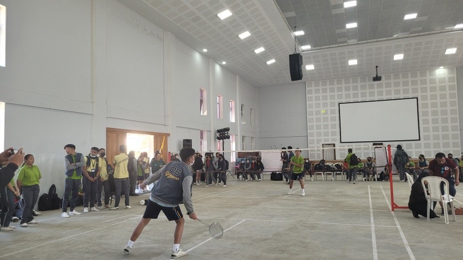 Indoor games activities at the ongoing annual sports meet of G Rio School, Kohima. The meet will conclude at Indira Gandhi Stadium, Kohima on November 26. (Morung Photo)