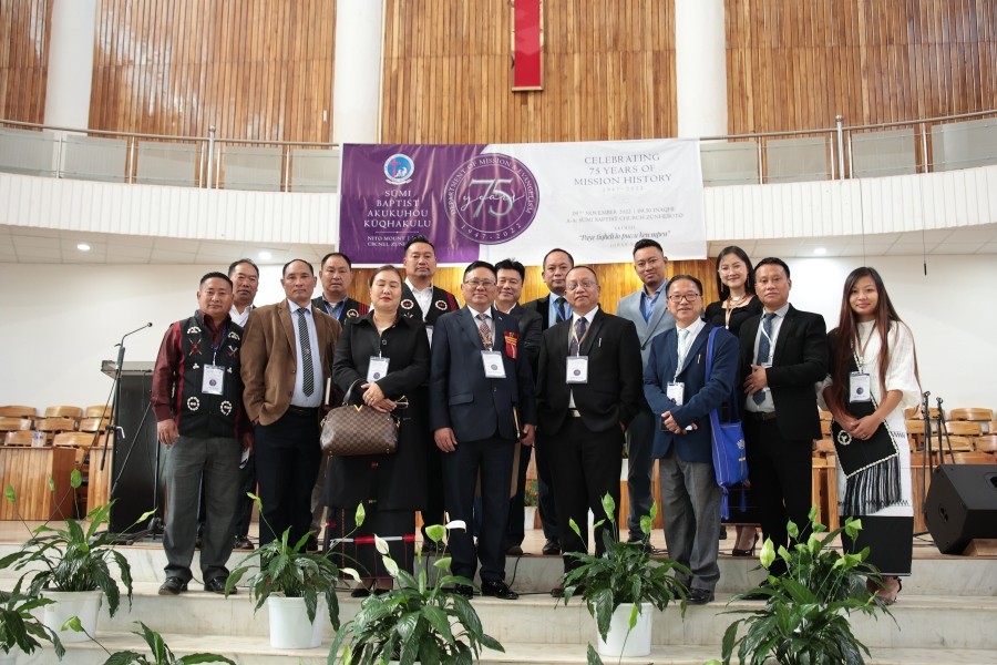 SBAK Nito Mount celebrated its 75 years of Mission History at Sümi Baptist Church Zunheboto on November 9.