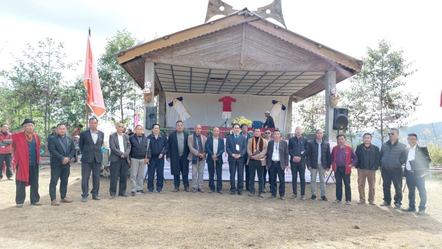 KG Kenye and others during 57th games and sports meet of Pholami Youth Organization on December 6.