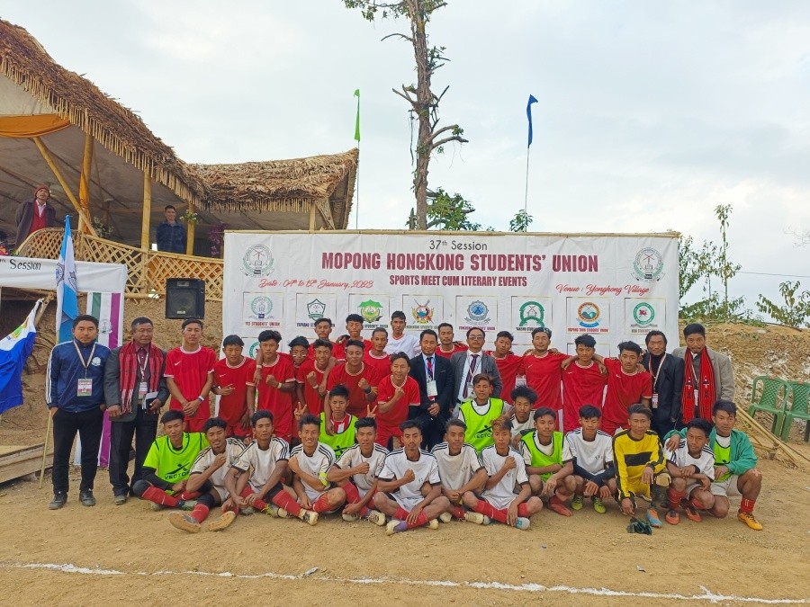 The Mopong Hong Kong Students union (MHSU) concluded its 37th Session sports meet cum literary events held at Yonghong village from January 4 to12. The Yonghong Students Union emerged overall champions while Mopong Town Students union was the winners in the men’s football followed by Yonghong Students Union as runners up. Phongwang and Hajang pheinyu from Yakshu Students Union were adjudged as Mr MHSU and Miss MHSU respectively. 