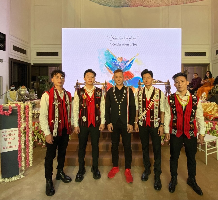 Nise Meruno and Nagaland’s latest Boyband ‘4mation’ performed for an exclusive event hosted by the Piramals and Isha Ambani in Mumbai on Sunday. Also present at the event were Mukesh Ambani and wife Nita Ambani besides a host of other imminent personalities.