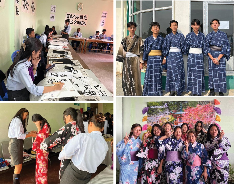 C-Edge College and Japan Foundation (JF), New Delhi based hosted its first Northeast Japan Caravan 2023 for Nagaland at the college premises in Naga United village, Dimapur on February 3. (Morung Photo)