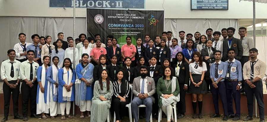 A total of 14 colleges across Nagaland participated in the COMMVANZA 2023 at Unity College, Dimapur on February 18.