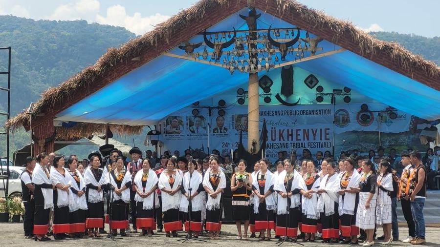 The Morung Express presents glimpses of colourful Tsükhenyie (Chakhesang Festival) at Pfutseromi village in Phek district on April 24. It was organized by Chakhesang Public Organization in collaboration with Tourism Department, Government of Nagaland. (Morung Photo)