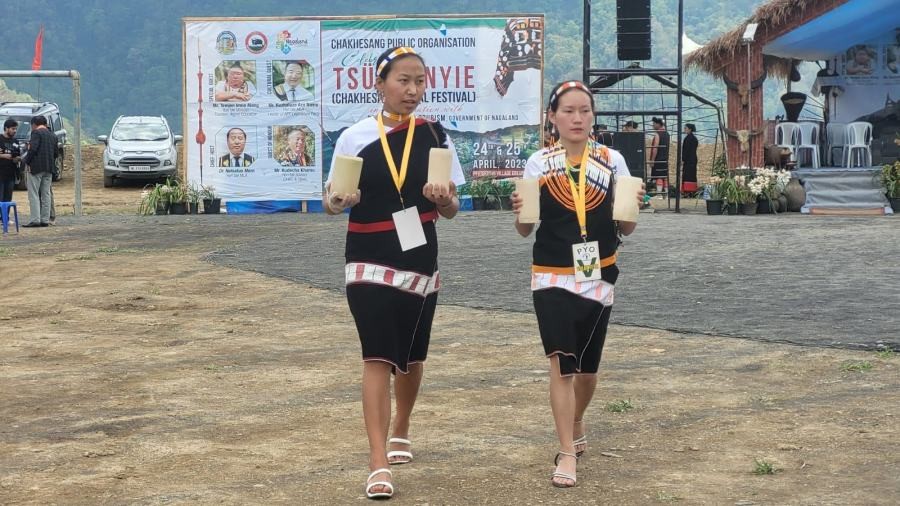 The Morung Express presents glimpses of colourful Tsükhenyie (Chakhesang Festival) at Pfutseromi village in Phek district on April 24. It was organized by Chakhesang Public Organization in collaboration with Tourism Department, Government of Nagaland. (Morung Photo)