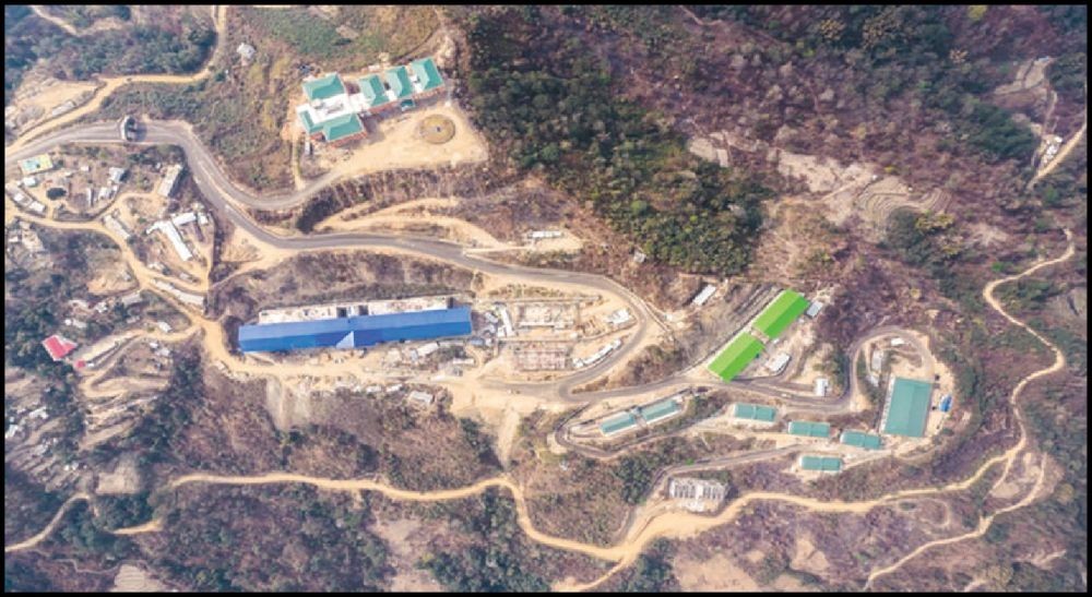 A bird's eye view of the Nagaland Institute of Medical Sciences & Research (NIMSR) in Phriebagie, Kohima. As per the State’s health department, the first academic session of the institute will start from 2023-24 once Letter of Permission is granted by the National Medical Council. (Image Courtesy: AAR 2022-23, DoHFW Nagaland)
