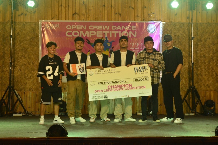 Day-two highlights of Alder Fest 2.0 of Alder College, Kohima on April 22. The 2nd edition of Inter College Naga wrestling Competition and Open crew dance competition marked day-two event.