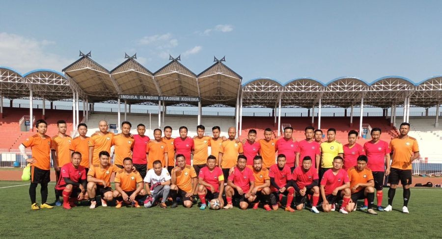 Players of Unity FC and WELP Sporting Club on May 10.