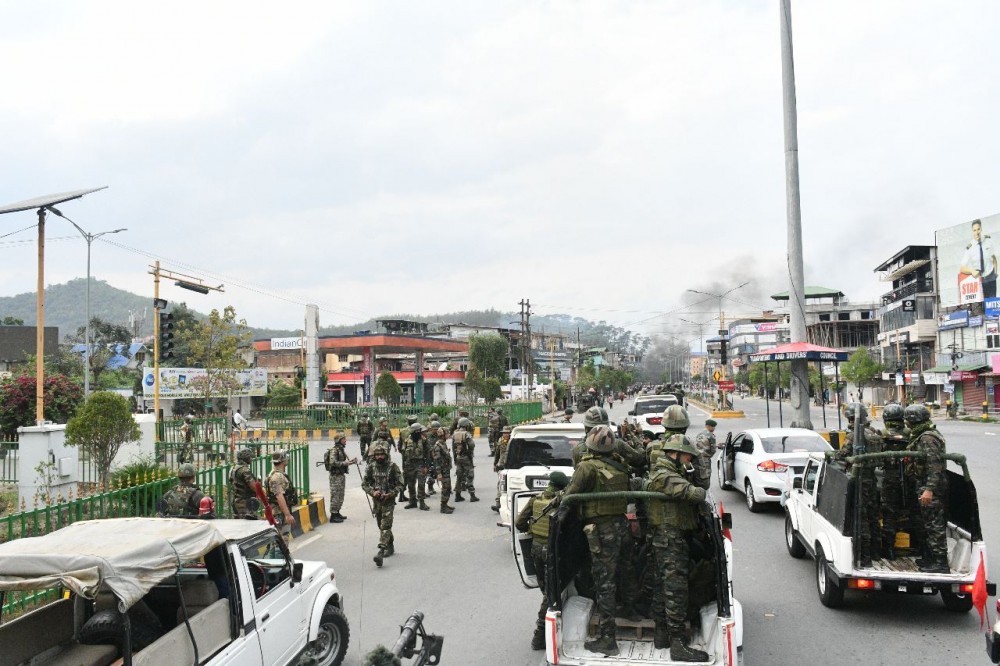 Indian Army is leaving no stone unturned to undertake surveillance of areas not only in the hinterland of Manipur but also along the Indo-Myanmar border, informs an official statement on May 10. (Photo: PRO Defence Kohima handouts)