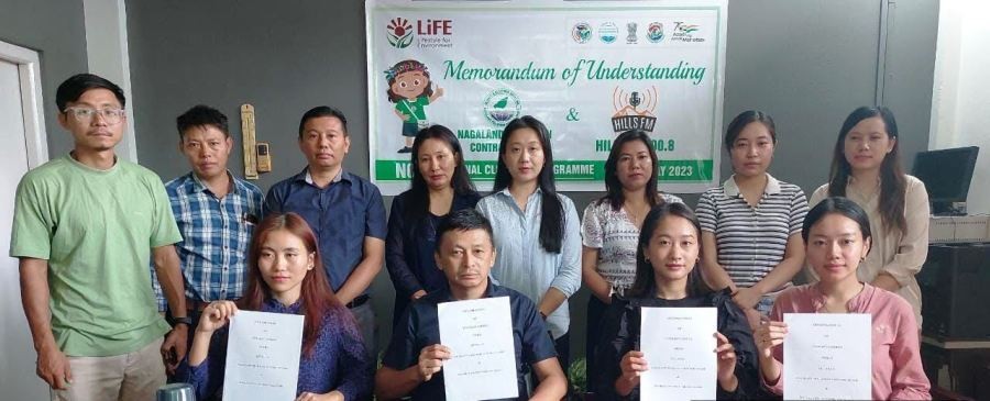90.8 Hills FM and Nagaland Pollution Control Board signs MoU.