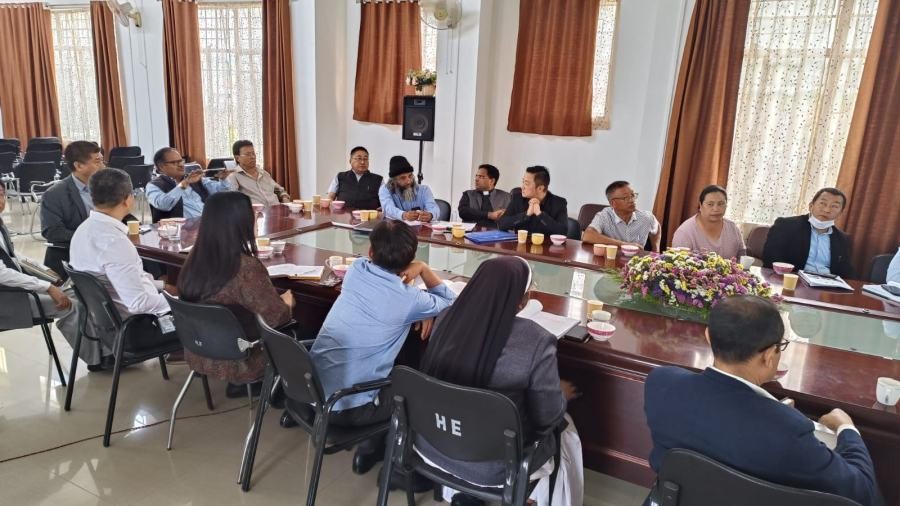 Joint meeting on implementation of four year undergraduate programme for Nagaland held on May 9.